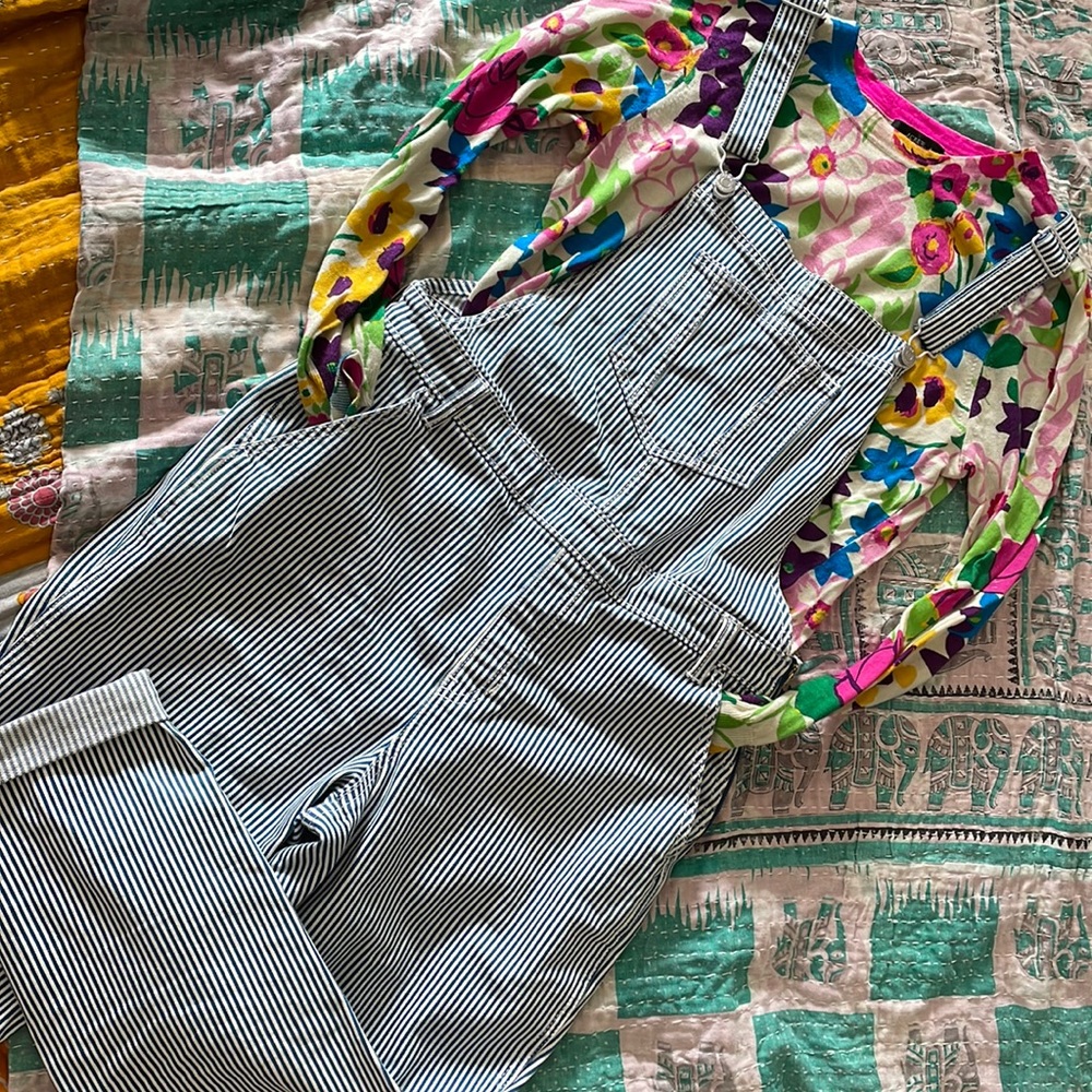 Overalls Old Navy denim striped 12P